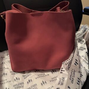 New Portland Leather butterfly - Foxglove